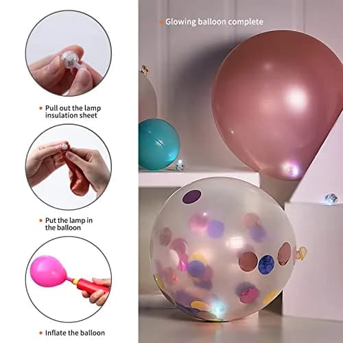 Aogist 100pcs Green Balloon Light Waterproof Mini LED Lamp for Party & Wedding | Long Standby Time, Fully Submersible thumbnail 5