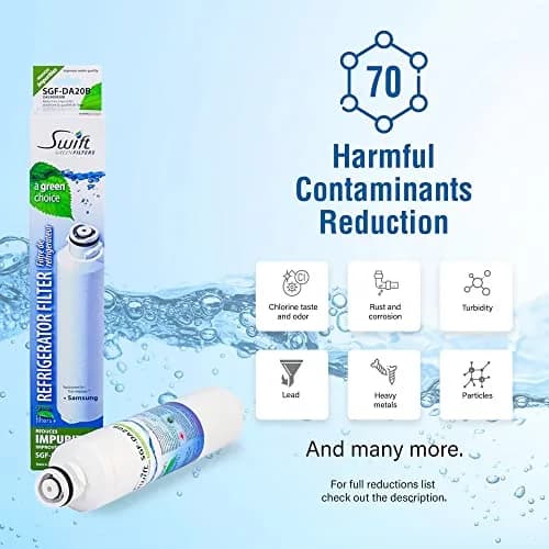 Swift Green Filters SGF-DA20B Refrigerator Water Filter 3 Pack | NSF Certified, Made in USA thumbnail 5