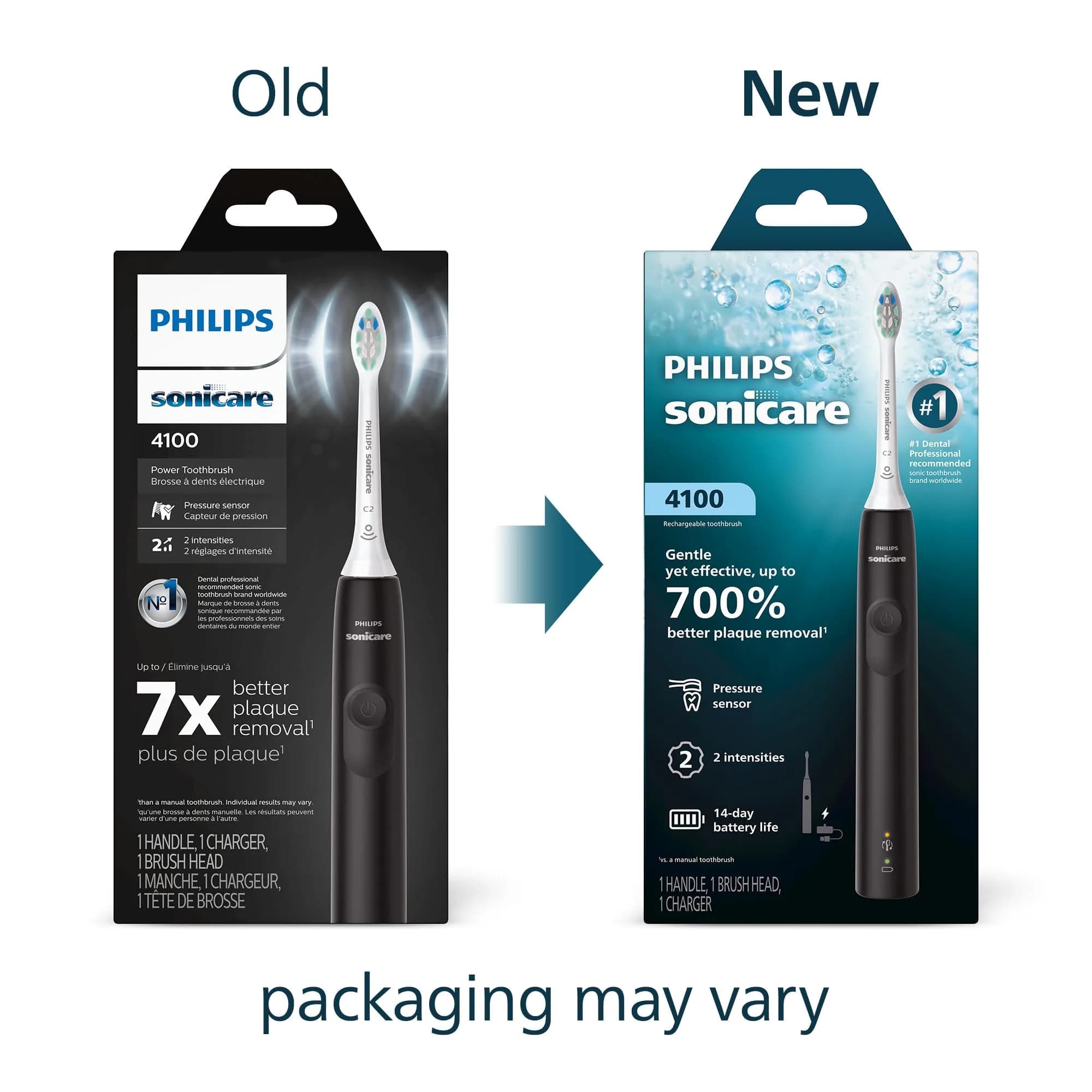 Philips Sonicare 4100 Series Electric Toothbrush | 700% Better Plaque Removal - view 2