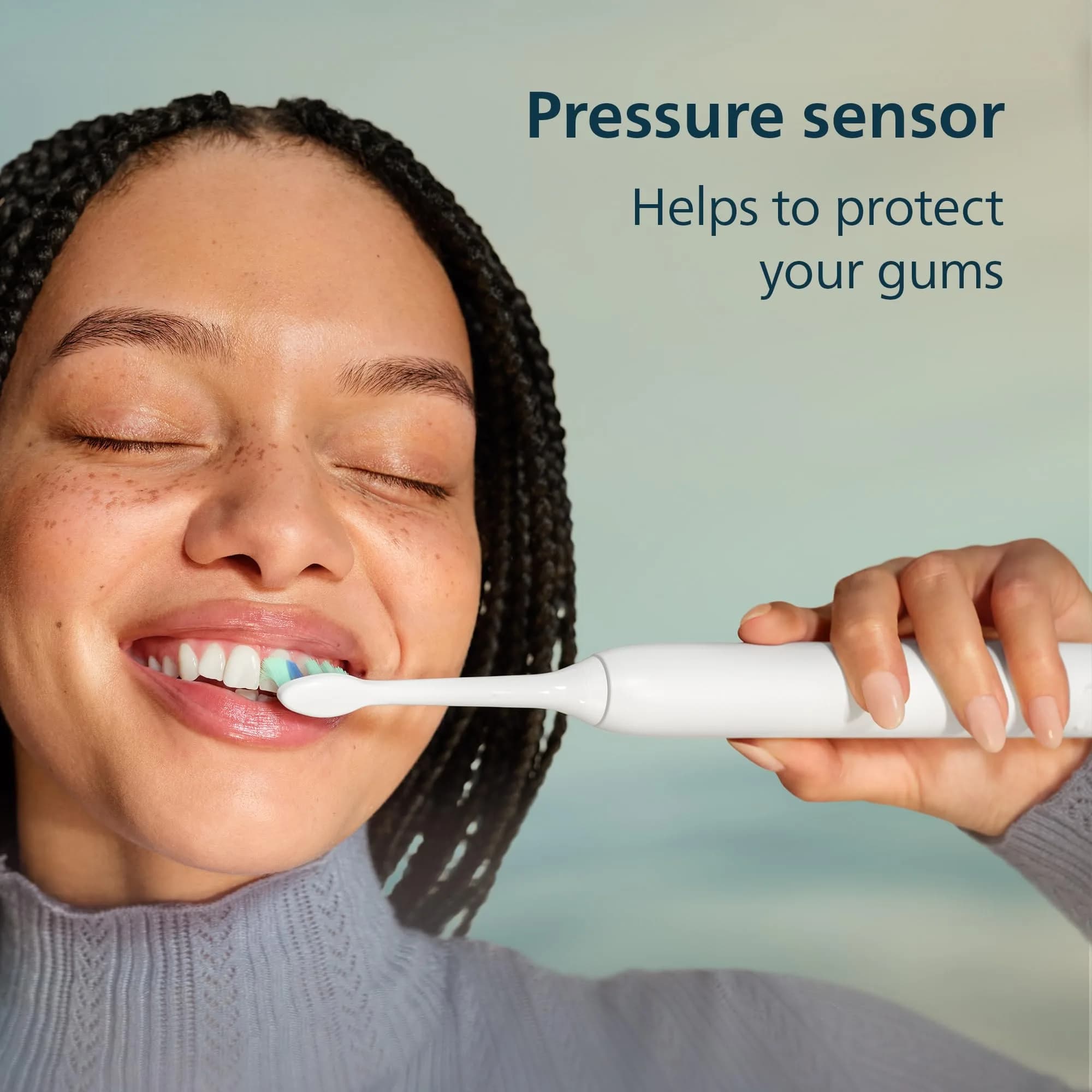 Philips Sonicare 4100 Rechargeable Electric Toothbrush - White | Advanced Plaque Removal with Pressure Sensor - view 5