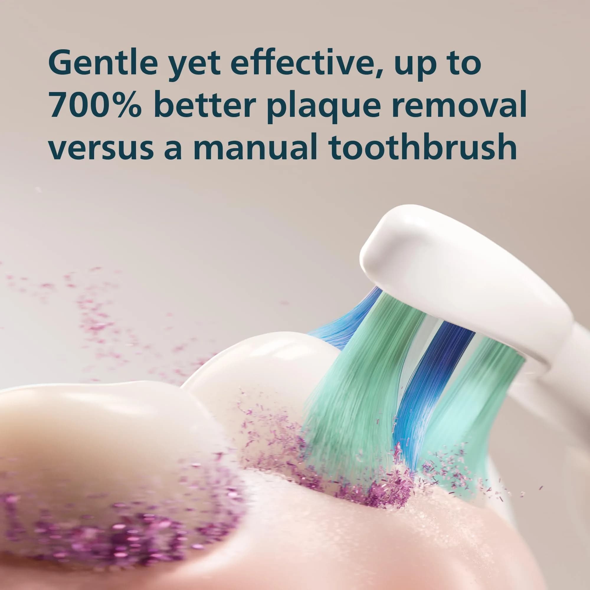Philips Sonicare 4100 Rechargeable Electric Toothbrush - White | Advanced Plaque Removal with Pressure Sensor - view 4