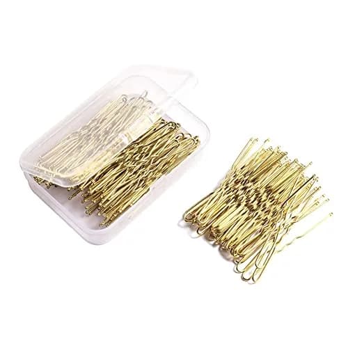 TAPBULL U Shaped Hair Pins for Buns - 120 Pack Gold Metal Hair Pins | Wedding Bridal Hair Accessories thumbnail 1
