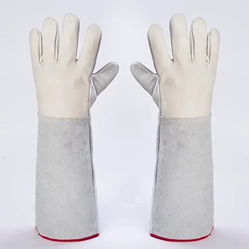 egowz Cryogenic Gloves for Liquid Nitrogen -436°F to 298°F | 45cm (17.7") Long, 1 Pair thumbnail 5