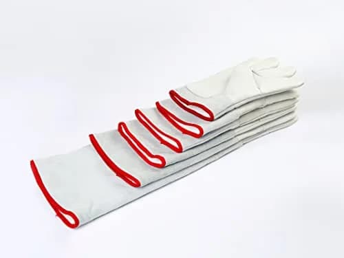 egowz Cryogenic Gloves for Liquid Nitrogen -436°F to 298°F | 45cm (17.7") Long, 1 Pair thumbnail 8