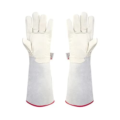 egowz Cryogenic Gloves for Liquid Nitrogen -436°F to 298°F | 45cm (17.7") Long, 1 Pair thumbnail 2