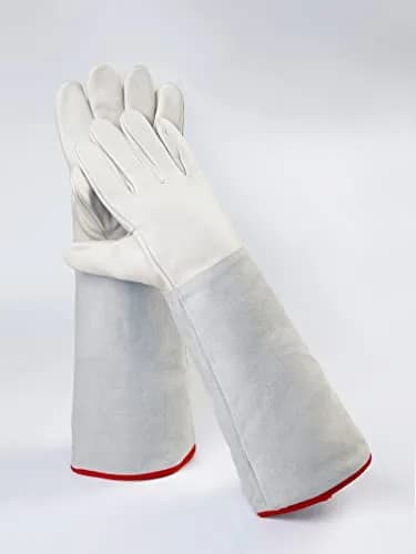 egowz Cryogenic Gloves for Liquid Nitrogen -436°F to 298°F | 45cm (17.7") Long, 1 Pair thumbnail 3