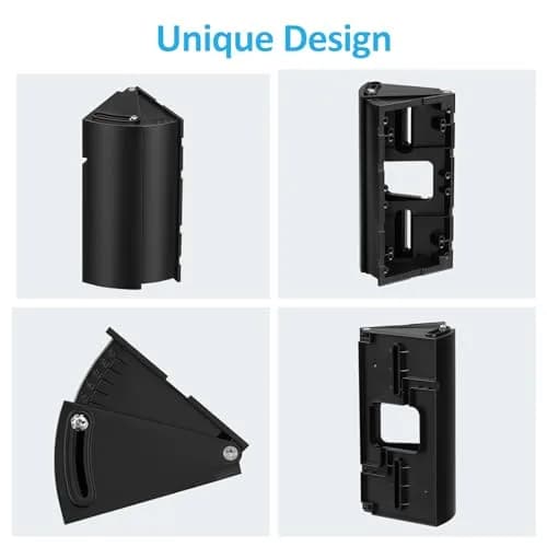 OLAIKE Waterproof Adjustable Doorbell Angle Mount | Wider Vision for Ring, Blink, Nest (Black) thumbnail 5