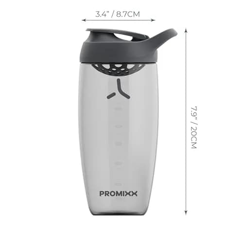 PROMIXX Pursuit Protein Shaker Bottle (24 oz) – Silent No-Ball Mixer, Leak-Proof, BPA/BPS & Phthalate-Free, Easy-Clean thumbnail 4