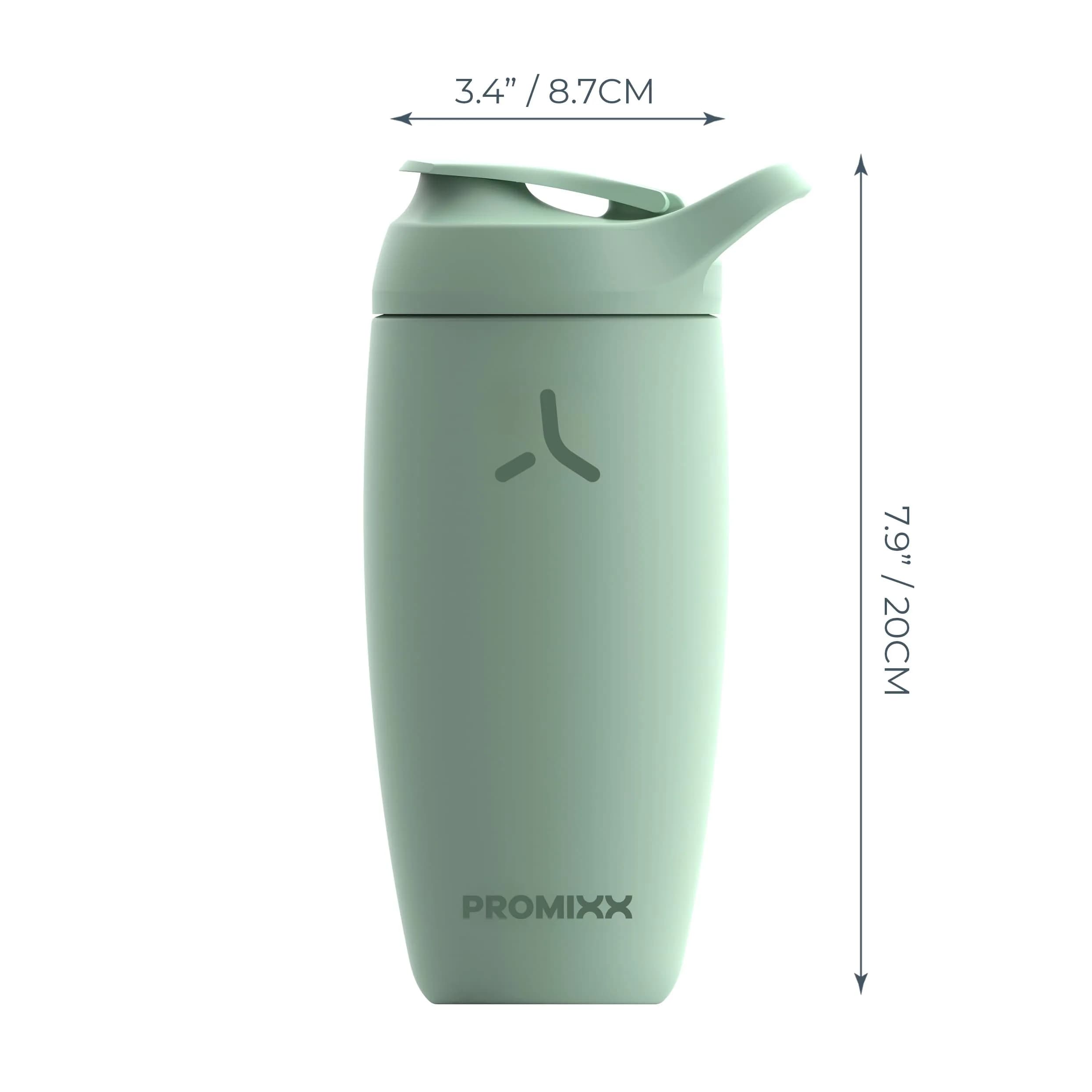 PROMIXX Pursuit Insulated Shaker Bottle 550ml (18.6 fl oz) | Premium Stainless Steel for Smooth Mixing - view 7