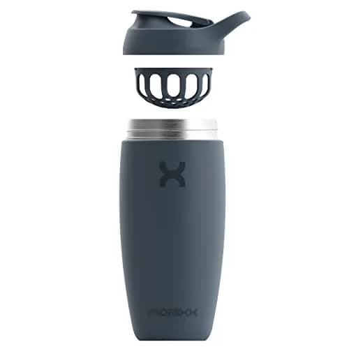 PROMIXX Pursuit Shaker Bottle 550ml (18.6 Fl Oz) | Insulated Stainless Steel for Cold Mixes thumbnail 9