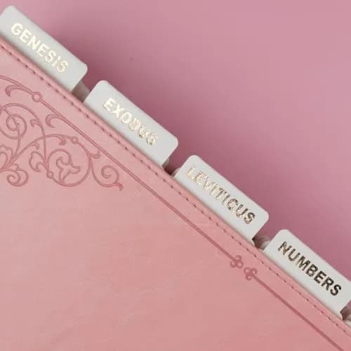 UPAFEXXI Leather Bible Tabs for Women and Men, White | Gold Foil Lettering, 80 Count thumbnail 7