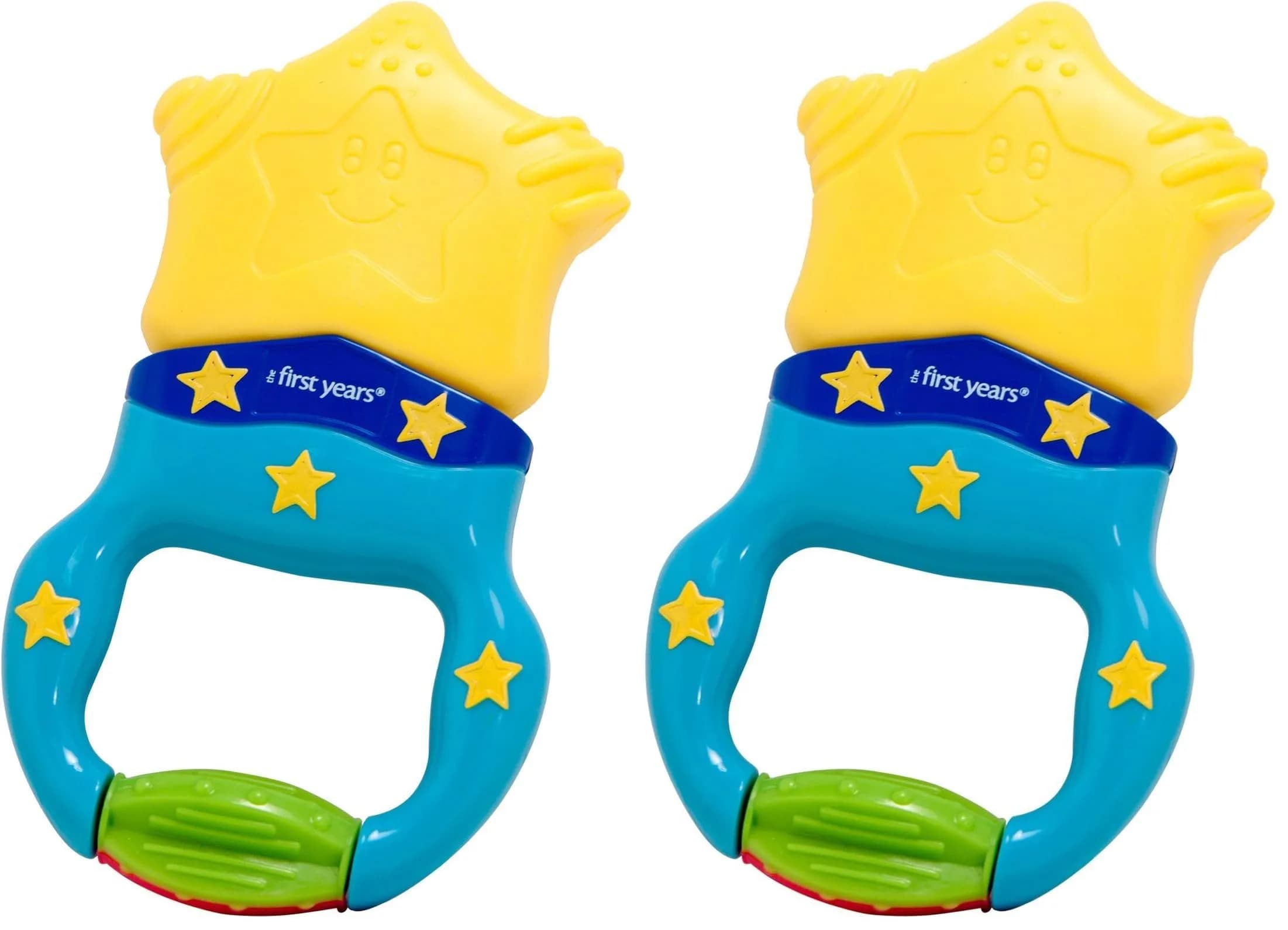 Lamaze Massaging Action Teether (Pack of 2) | Baby Teether with Vibrations & Easy Grip — Multi