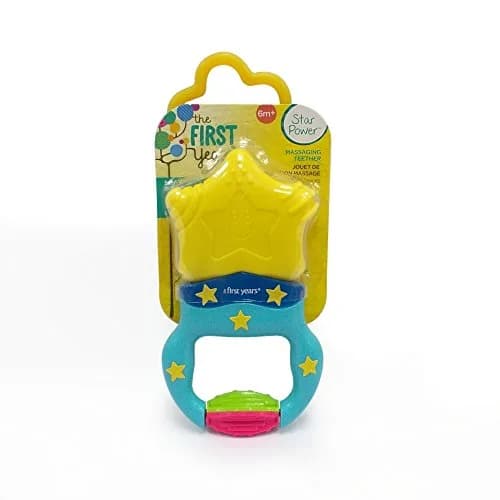 Lamaze Massaging Action Teether (Pack of 2) | Baby Teether with Vibrations & Easy Grip thumbnail 2