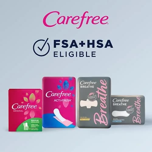 Carefree Acti-Fresh Panty Liners Regular Unscented 108 Count (54 Count x 2) | Daily Freshness & Odor Control thumbnail 5