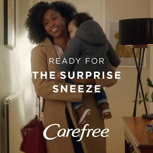 Carefree Acti-Fresh Panty Liners Regular Unscented 108 Count (54 Count x 2) | Daily Freshness & Odor Control thumbnail 6