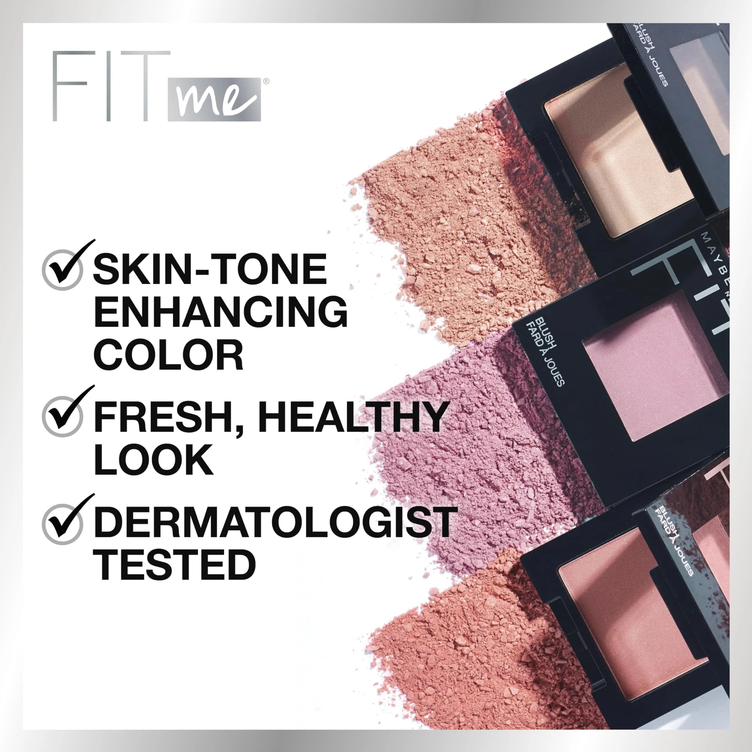 Maybelline Fit Me Blush, Lightweight, Smooth, Blendable, Peach, 1 Count (Pack of 3) - view 4