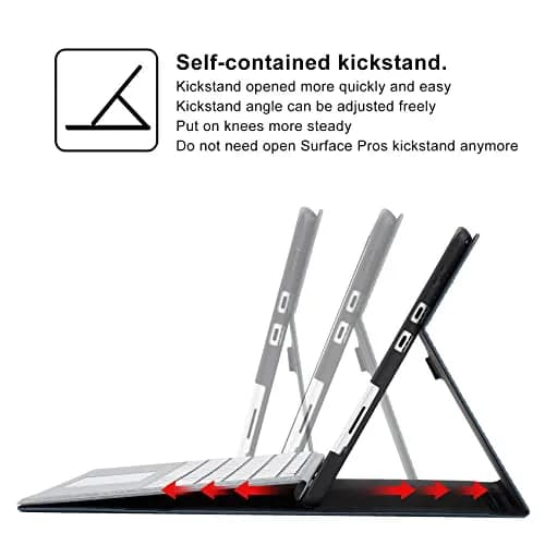 Omnpak Protective Case for Microsoft Surface Pro 8 with Stylus Holder & Kickstand | 13-inch Tablet Cover thumbnail 4