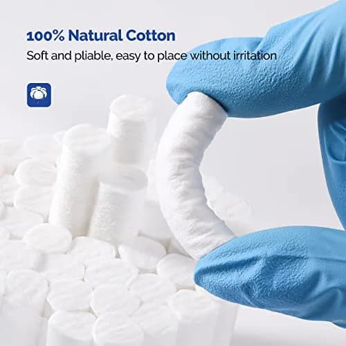 JMU Dental Cotton Rolls 1.5" #2 | High Absorbency for Dental & Nosebleeds thumbnail 4