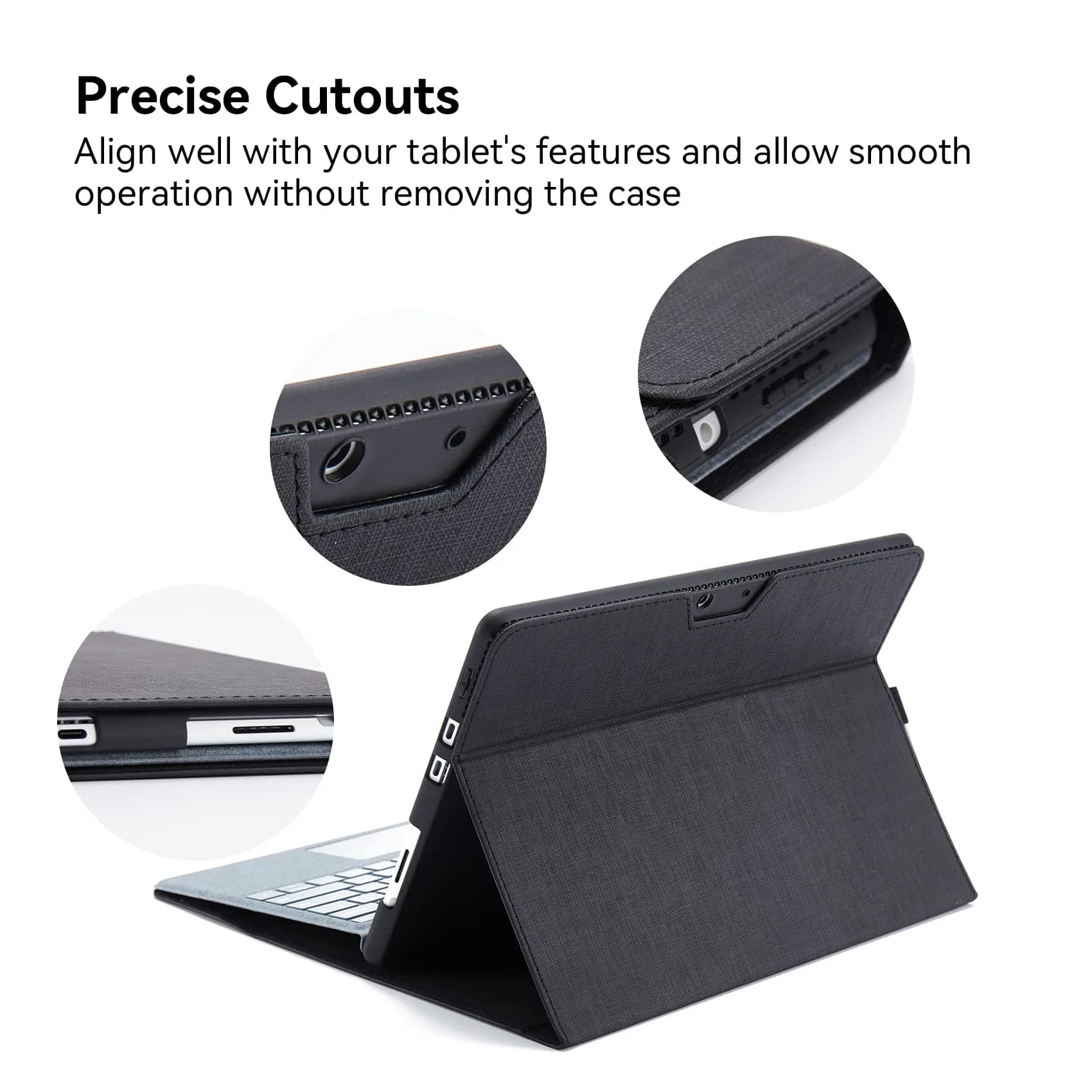 Omnpak Protective Case for Microsoft Surface Pro 8 with Stylus Holder & Kickstand | 13-inch Tablet Cover - view 5