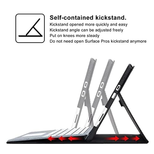 Omnpak Protective Case for Microsoft Surface Pro 8 with Stylus Holder & Kickstand | 13-inch Tablet Cover thumbnail 6