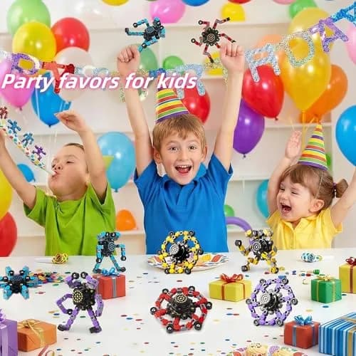 Gokeey Transformable Fidget Spinners 4-Pack | ASTM-Tested Educational Toy for Kids 3-14 thumbnail 7