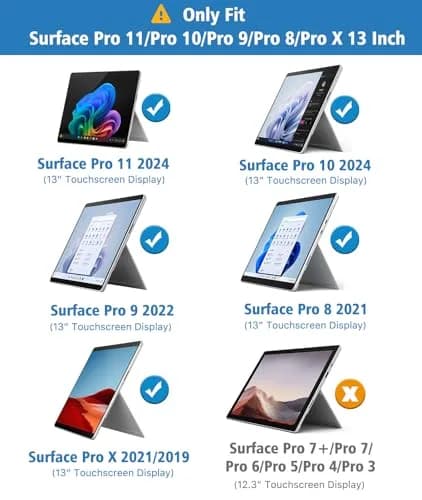 TiMOVO 2 Pack Paper Screen Protector for Surface Pro 11/10/9/8/X 13 Inch | Anti-Glare & Responsive thumbnail 2