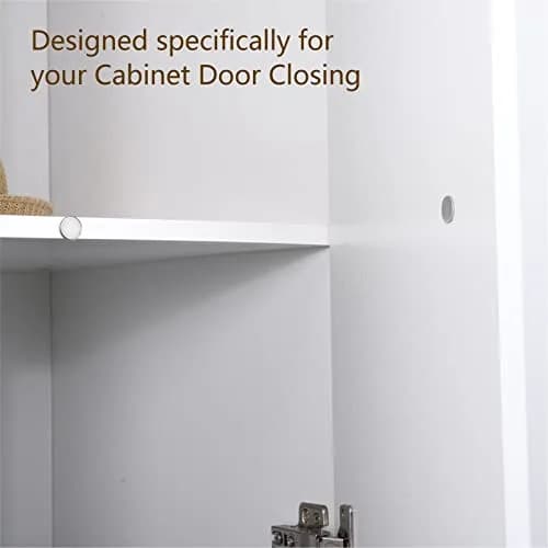 Mousike Magnetic Door Catch Ultra Thin Stainless Steel Drawer Magnet 4 Pack | Strong Magnetic Closure for Cabinets & Sliding Doors thumbnail 5