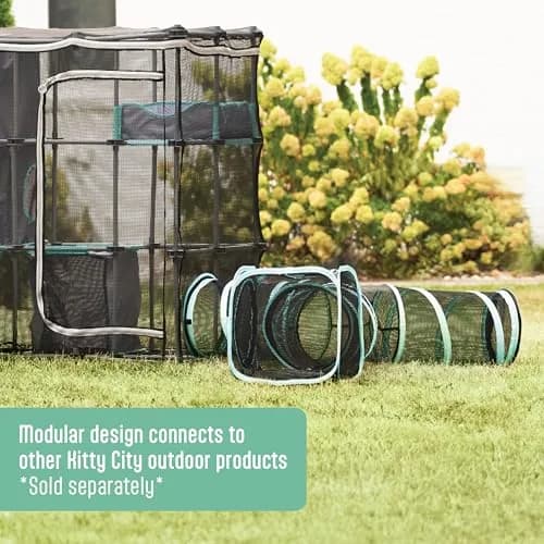 Kitty City Outdoor Catio Kit Large | Spacious Mesh Cat Playpen with Expandable Design thumbnail 3