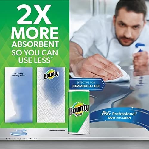 Bounty Select-A-Size Double 2-Ply Paper Towels, 1320 Sheets (12 Rolls) | Absorbent & Strong for Any Mess thumbnail 9