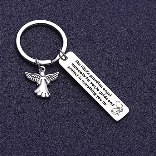 NOTHERS RSZOTW Pilot Prayer Keychain | Stainless Steel Travel Jewelry (70-120 chars) thumbnail 5