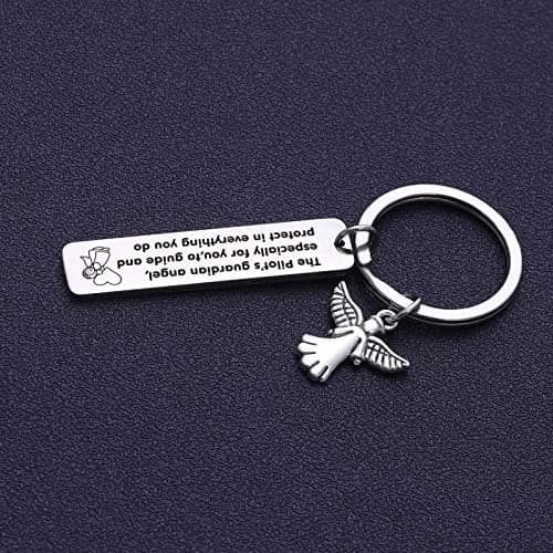 NOTHERS RSZOTW Pilot Prayer Keychain | Stainless Steel Travel Jewelry (70-120 chars) thumbnail 6