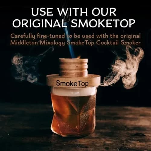 Middleton Mixology SmokeTop 4 Pack of Wood Chips | Cocktail & Food Smoking Chips, Made in The USA (Cherry, Hickory, Maple, Oak) thumbnail 7