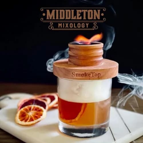 Middleton Mixology SmokeTop 4 Pack of Wood Chips | Cocktail & Food Smoking Chips, Made in The USA (Cherry, Hickory, Maple, Oak) thumbnail 9