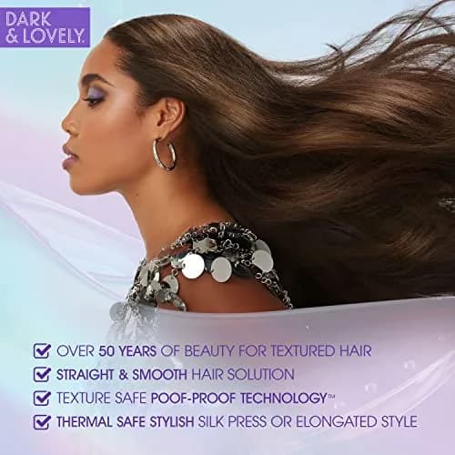 SoftSheen-Carson Dark and Lovely Blowout Heat Shield Hair Primer, 4.4 fl oz | Heat Protectant with Castor Oil for Curly & All Hair Types thumbnail 8