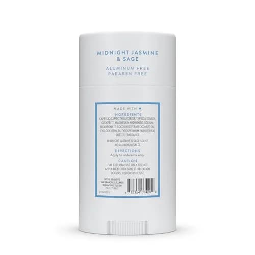 Native Midnight Jasmine & Sage Natural Deodorant Stick 77g (2.65oz) | 72-Hour Odor Control thumbnail 9