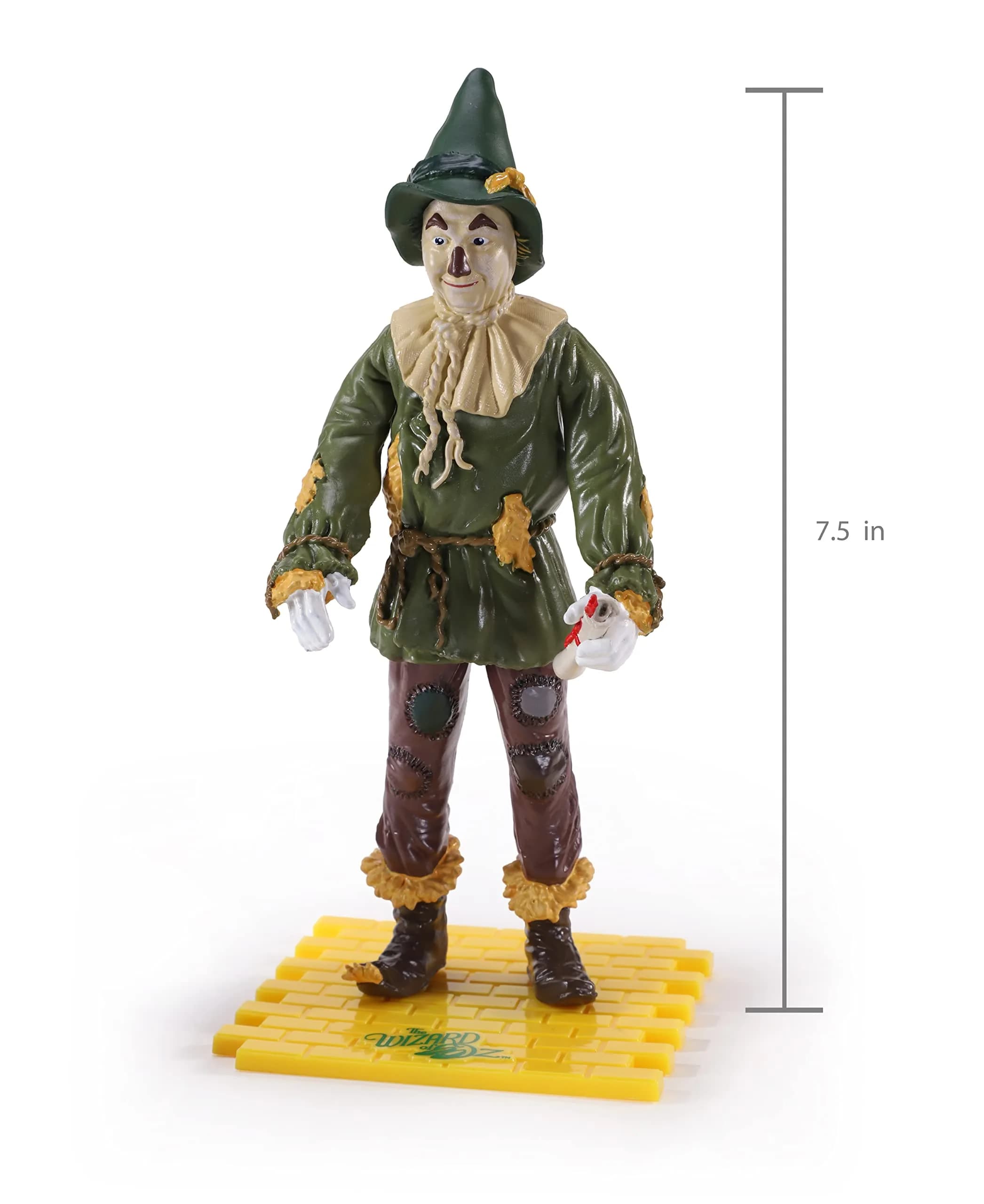 The Noble Collection BendyFigs Wizard of Oz Scarecrow 17.8 cm (7 inches) | Officially Authorized Toyllectible - view 5