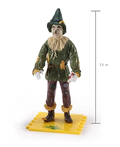The Noble Collection BendyFigs Wizard of Oz Scarecrow 17.8 cm (7 inches) | Officially Authorized Toyllectible thumbnail 5