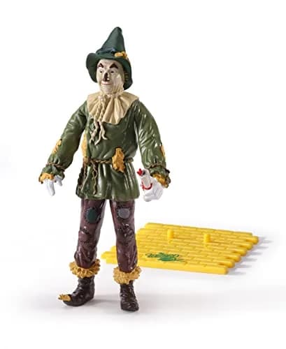 The Noble Collection BendyFigs Wizard of Oz Scarecrow 17.8 cm (7 inches) | Officially Authorized Toyllectible thumbnail 3