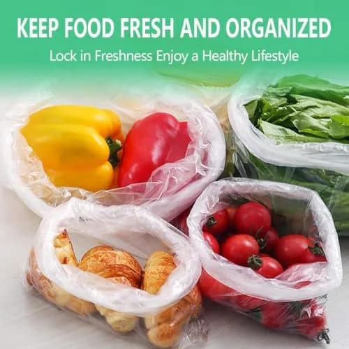 9527 Product 12" x 20" Clear Plastic Produce Bag | Food Storage Roll for Fruits & Vegetables thumbnail 7