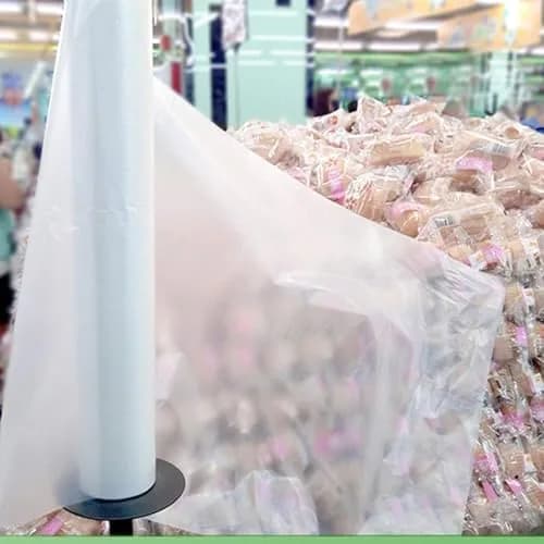 9527 Product 12" x 20" Clear Plastic Produce Bag | Food Storage Roll for Fruits & Vegetables thumbnail 2
