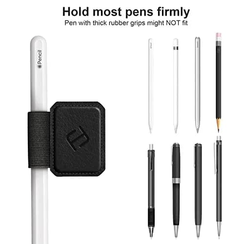 FINTIE 4 Pack Pen Loop Holder for Apple Pencil Pro, USB-C/1st/2nd Gen | Secure, Slim, Durable Stylus Accessory thumbnail 6