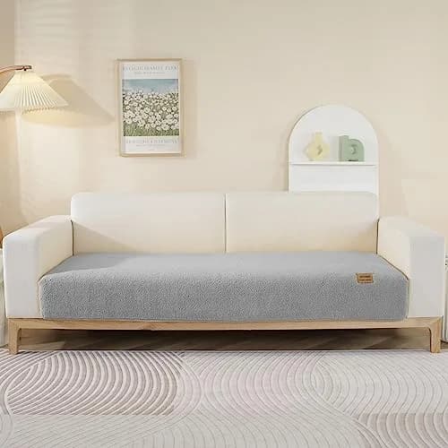 vctops Sherpa Fleece Sofa Couch Cover 28"x47" | Super Soft Warm Plush Furniture Protector thumbnail 4