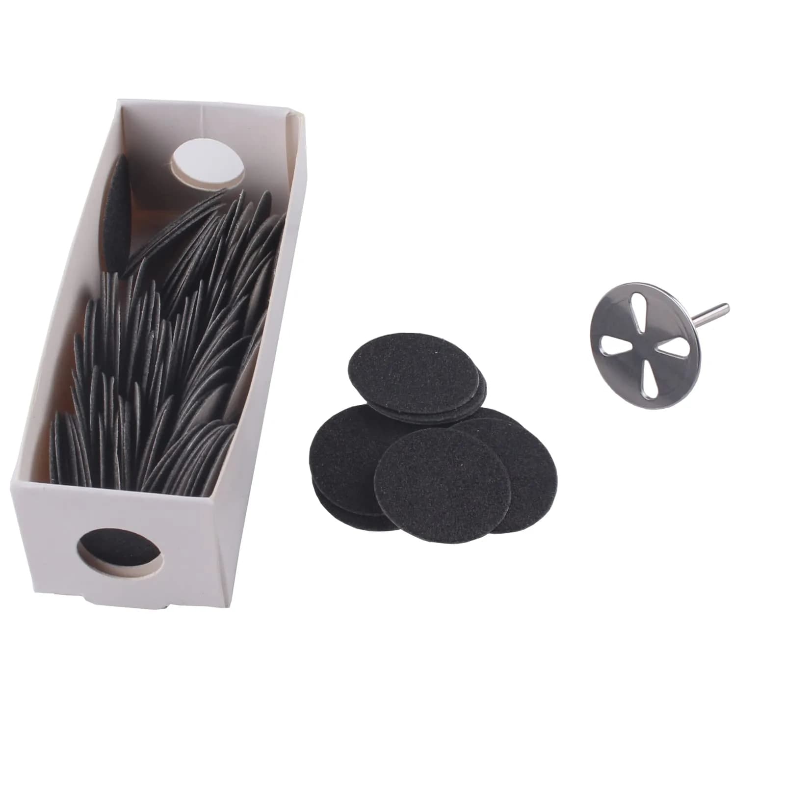 MZCMSL Foot Scraper Set 101 pcs | Medium Grit for Pedicure & Callus Removal — Black