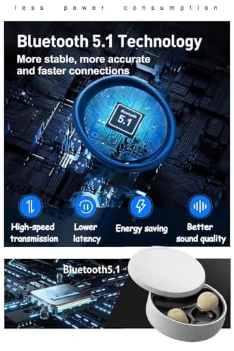 SZHTFX Invisible Mini Wireless Bluetooth Earbuds | 4-Hour Playtime thumbnail 4