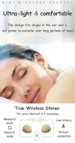 SZHTFX Invisible Mini Wireless Bluetooth Earbuds | 4-Hour Playtime thumbnail 7