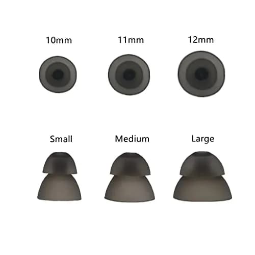AroneMom Smoky Power Domes for Resound Hearing Aids, Medium (10 Counts) | Non-Occluding Double Layer for Clear Sound thumbnail 3