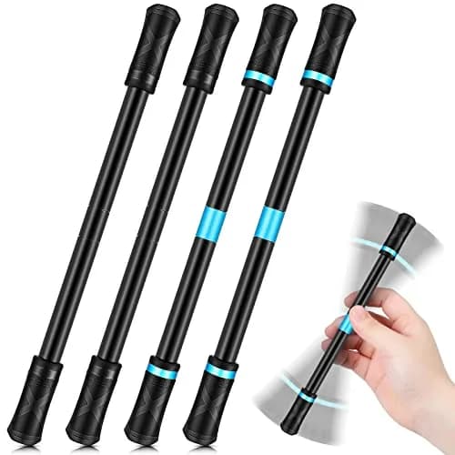Spakon 4 Pcs Fidget Spinner Pen | Finger Trick Toy for Stress Relief & Focus thumbnail 1