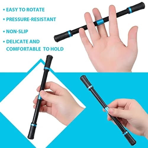 Spakon 4 Pcs Fidget Spinner Pen | Finger Trick Toy for Stress Relief & Focus thumbnail 4