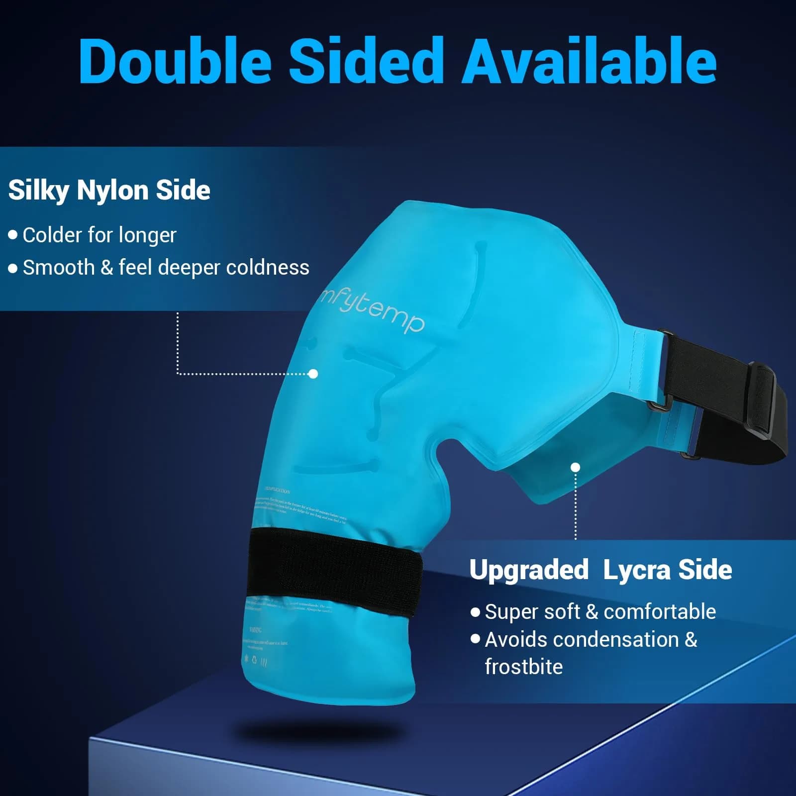 Comfytemp Shoulder Ice Pack Wrap with Gel Pack, Large/X-Large | Rotator Cuff Pain Relief & Recovery - view 5