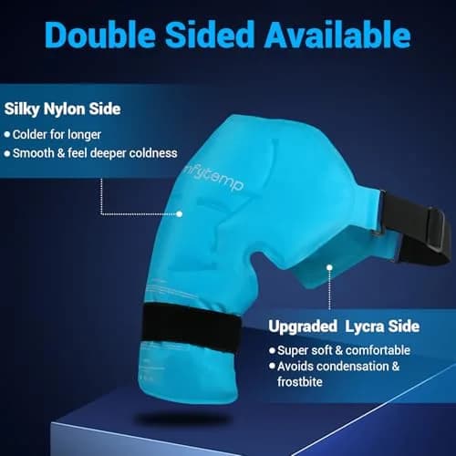 Comfytemp Shoulder Ice Pack Wrap with Gel Pack, Large/X-Large | Rotator Cuff Pain Relief & Recovery thumbnail 5